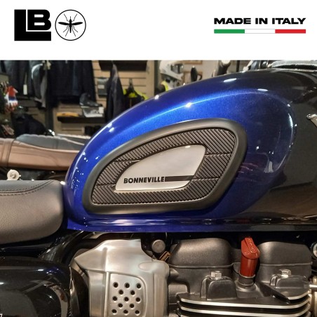 Stickers 3D Tank Side Protectors compatible with Triumph Bonneville