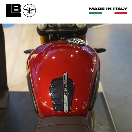 Selbstklebender 3D-Tankschutz Motorrad kompatibel mit Triumph Scrambler 400 X
