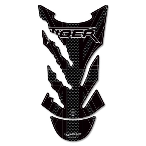 CARBON 3D CARBON Stoßstangenaufkleber/STICKERS passend für TRIUMPH TIGER BIKE 2
