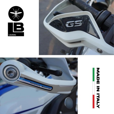 3D handguard stickers compatible with BMW R 1250 GS 2019-2023 motorbikes