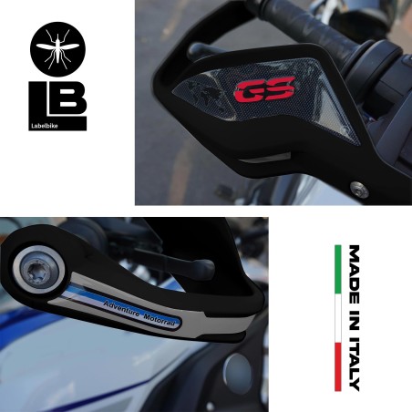 Autocollants 3D pour garde-mains compatibles avec les motos BMW R 1250 GS 2019-2023