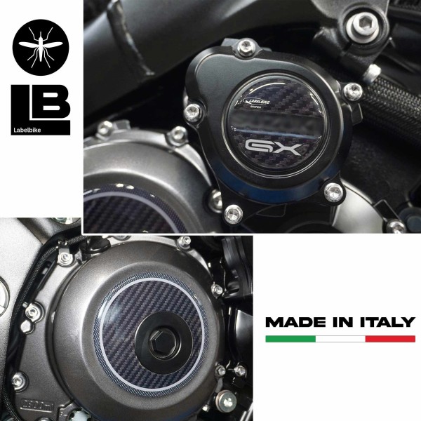 3D Aufkleber Kit Kurbelgehäuse Protektoren kompatibel mit Suzuki GSX-S1000GX 2024-25 Motorrad