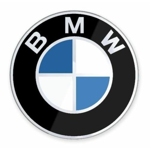 Resina Redonda 3D LOGO ADHESIVO Compatible para BMW AUTO-MOTO Diámetro 50 mm