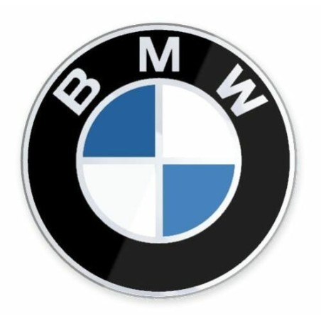 Résine ronde 3D LOGO ADHESIVE compatible pour BMW AUTO-MOTO Diamètre 50 mm