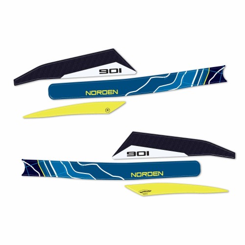 Pegatinas 3D Guardamanos moto compatible con Husqvarna Norden 901 2023-25 2