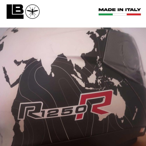                                             2 MOTO ADHESIVES συμβατά αυτοκόλλητα BMW R1250R ΜΑΥΡΟ-ΚΟΚΚΙΝΑ 12x3 cm
                                          