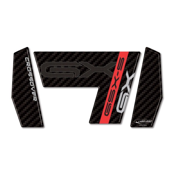 Protector de salpicadero de moto 3D de gel adhesivo compatible con Suzuki GSX-S1000GX