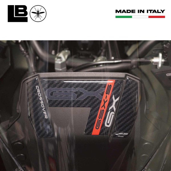 Protector de salpicadero de moto 3D de gel adhesivo compatible con Suzuki GSX-S1000GX