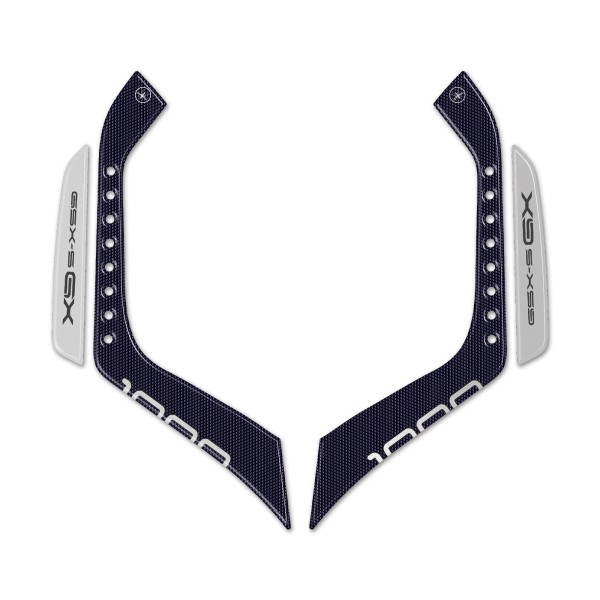 Passenger handle protector stickers compatible with Suzuki GSX-S1000GX 2024-5