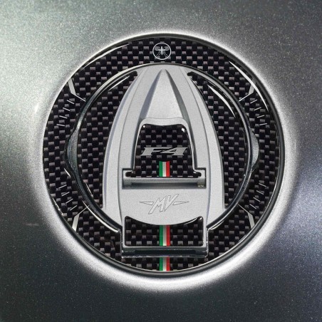 Protection ADHESIVE 3D du bouchon de réservoir de gaz compatible avec MV AGUSTA F4 à partir de 2010