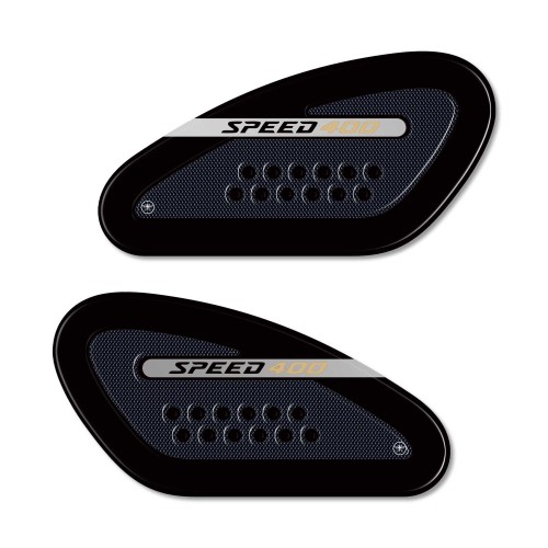 Protectores laterales 3D Pegatinas depósito moto compatible con Triumph Speed 400 2