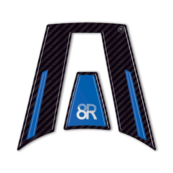 Protector de depósito adhesivo 3D para moto compatible con Suzuki GSX-8R