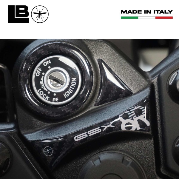 3D Sticker Protection Zone Ignition Key motorbike compatible with Suzuki GSX-8R