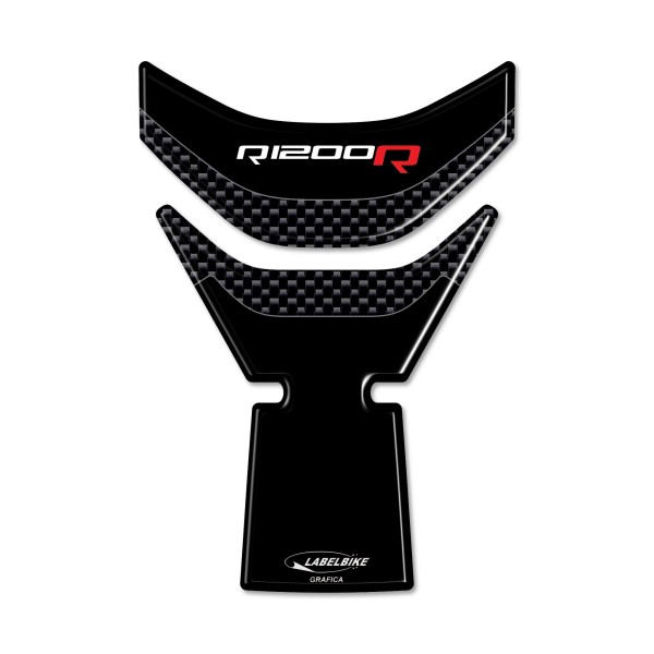 ADHESIVE 3D CARBON GAS TANK PROTECTION gel compatible for BMW R1200R MOTORBIKE