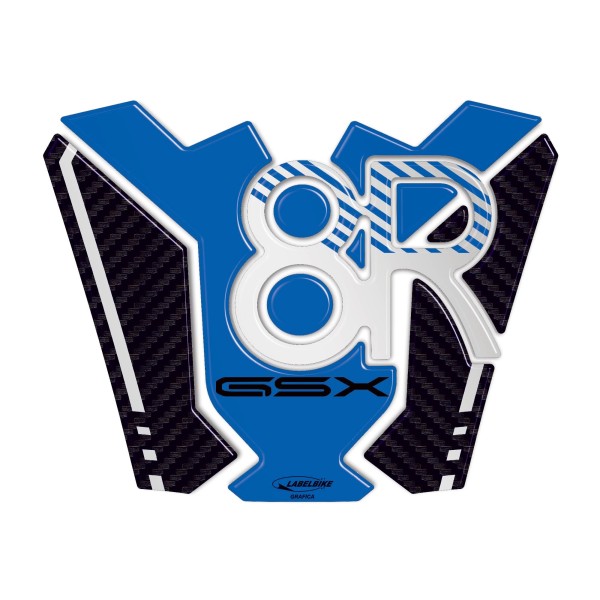 Protecteur de réservoir 3D en gel adhésif compatible avec Suzuki GSX-8R