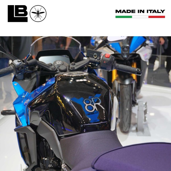 Protecteur de réservoir 3D en gel adhésif compatible avec Suzuki GSX-8R