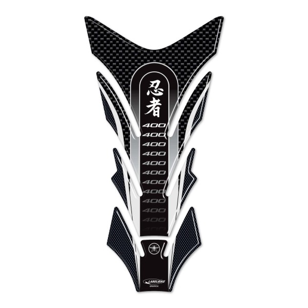 Protector de depósito 3D compatible para MOTO KAWASAKI NINJA 400