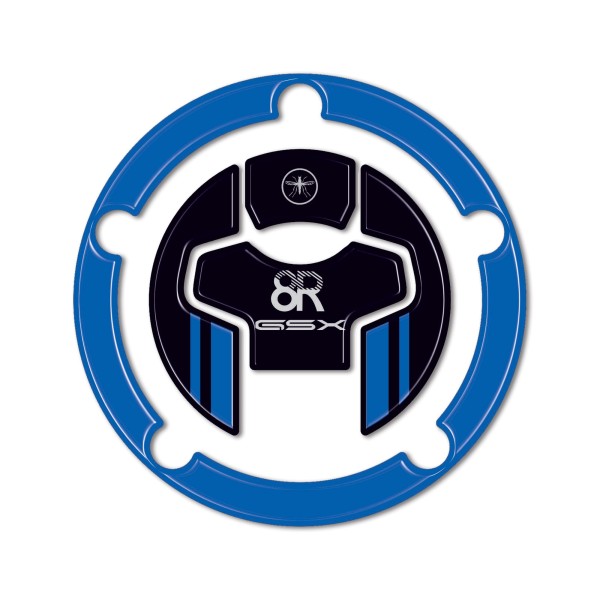 Protection de bouchon de réservoir moto 3D Gel autocollant compatible avec Suzuki GSX-8R