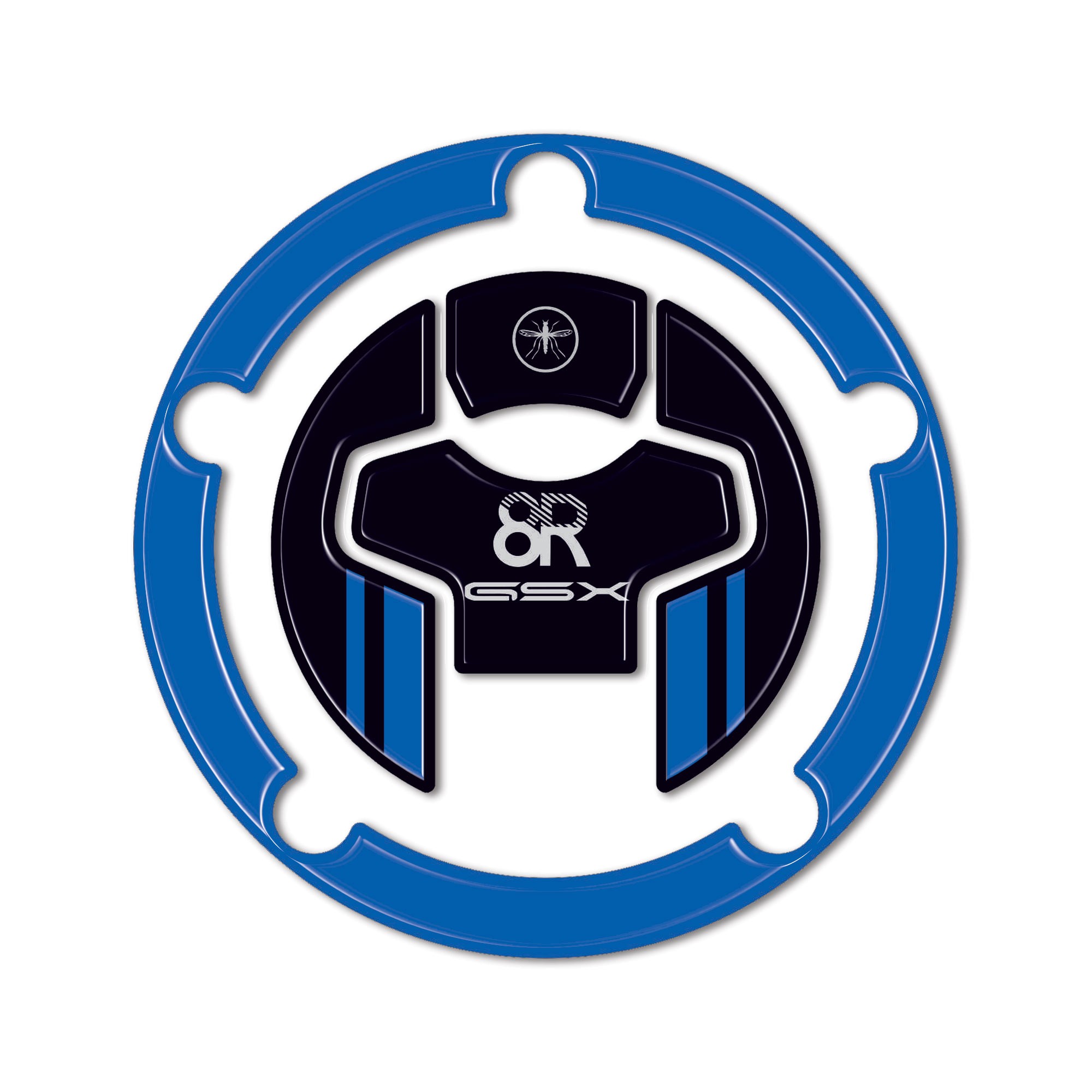 Kit Para-Serbatoio Adesivi 3D Compatibili Con Benelli TRK 702X Protezione Verde - Foto 4