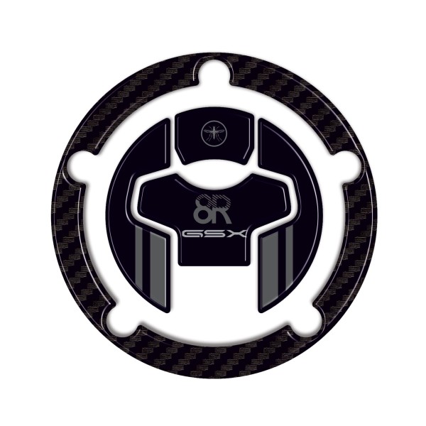 Protection de bouchon de réservoir moto 3D Gel autocollant compatible avec Suzuki GSX-8R