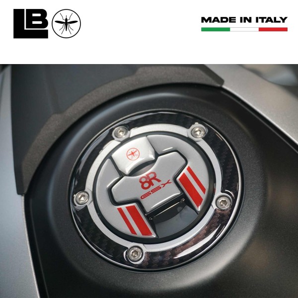 Tank cap protector motorbike 3D Gel sticker compatible with Suzuki GSX-8R