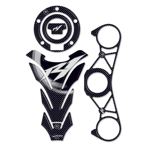 3D Resin Gel ADHESIVES KIT pour MOTO compatible YAMAHA YZF R1 2009 à 2011