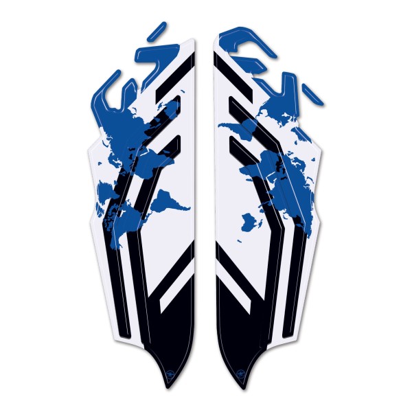 Pegatinas 3D protectores laterales depósito moto compatible con BMW F800 GS 2024