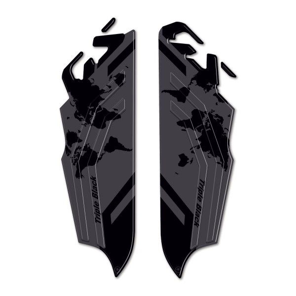 3D stickers motorbike side tank protectors compatible with BMW F800 GS 2024