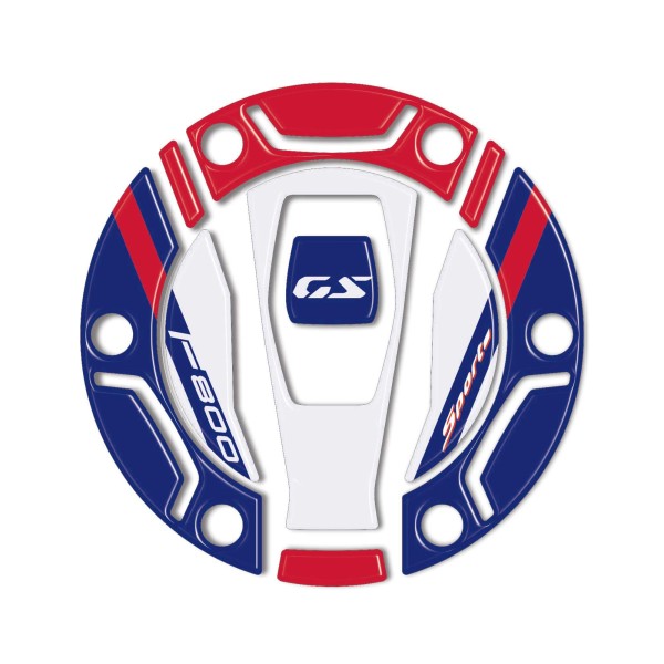 3D sticker motorbike tank cap protection compatible with BMW F800 GS 2024