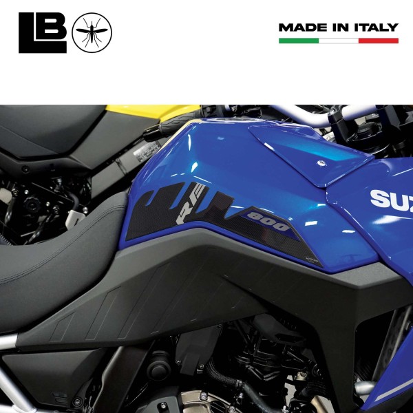 Pegatinas 3D compatibles con los protectores laterales del depósito de la Suzuki V-Strom 800RE