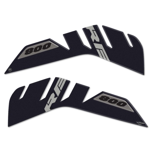 3D stickers compatible with Suzuki V-Strom 800RE Tank side protectors