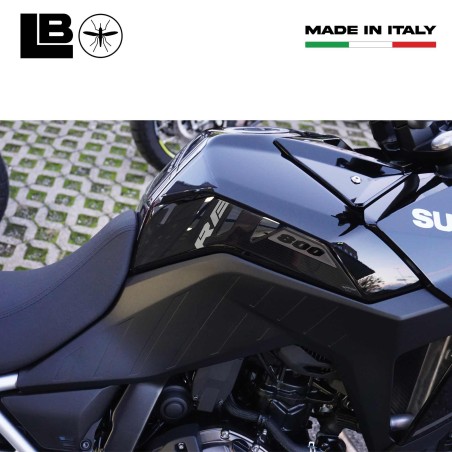 Stickers 3D compatibles avec les protections latérales de réservoir Suzuki V-Strom 800RE