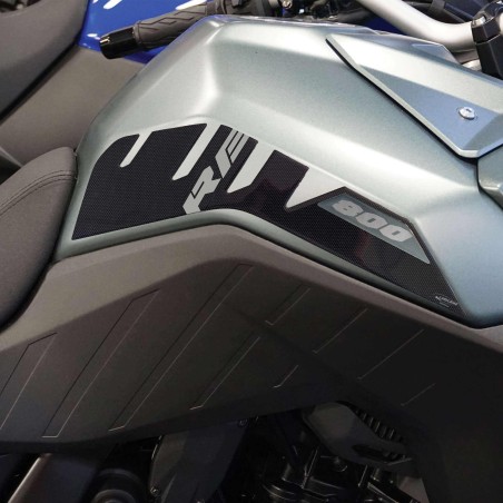 3D stickers compatible with Suzuki V-Strom 800RE Tank side protectors