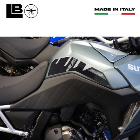 3D-Aufkleber kompatibel mit Suzuki V-Strom 800RE Tank-Seitenprotektoren