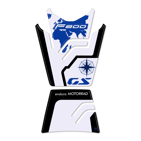 Protector de depósito 3D adhesivo compatible con BMW F800 GS 2024