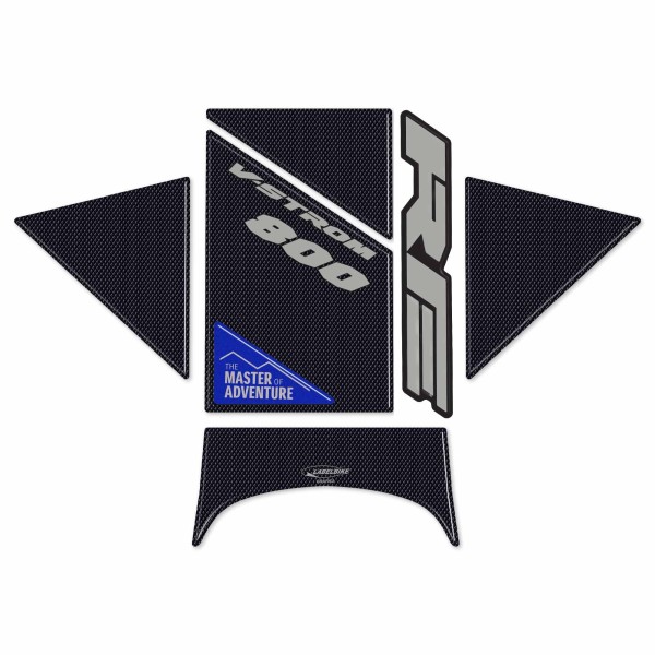 Adhesive 3D Tank Guard compatible with Suzuki V-Strom 800RE Motorcycle Protection