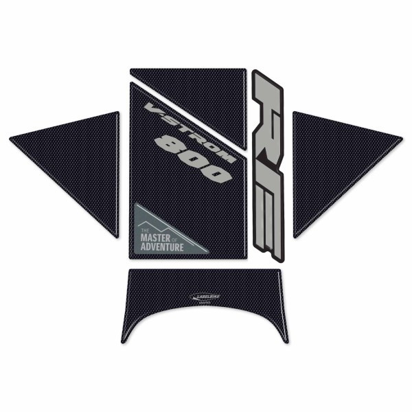 Protector de depósito 3D adhesivo compatible con la protección de la moto Suzuki V-Strom 800RE