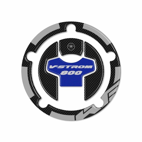 3D sticker compatible with Suzuki V-Strom 800RE Tank cap protection motorbike 2