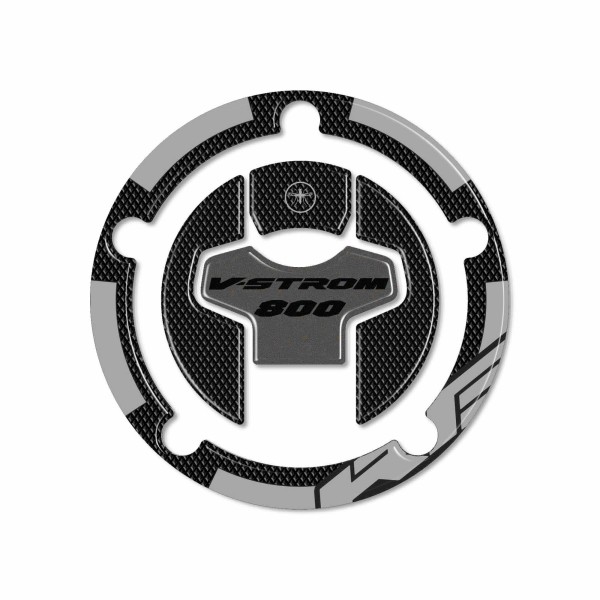 Sticker 3D compatible avec Suzuki V-Strom 800RE Protection de bouchon de réservoir moto