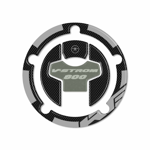 Sticker 3D compatible avec Suzuki V-Strom 800RE Protection de bouchon de réservoir moto