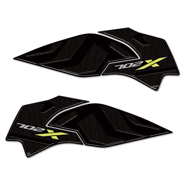 Stickers 3D Protections latérales de réservoir de moto compatibles avec Benelli TRK 702X