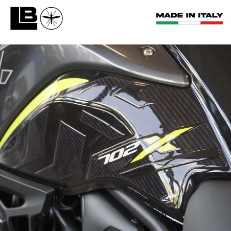 Stickers 3D Motorcycle Tank Side Protectors compatible with Benelli TRK 702X