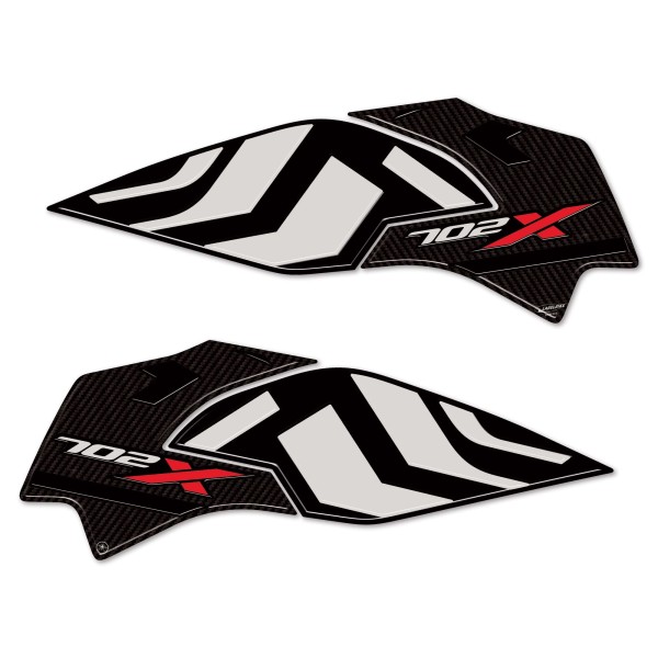 Pegatinas 3D Protectores laterales de depósito de moto compatibles con Benelli TRK 702X