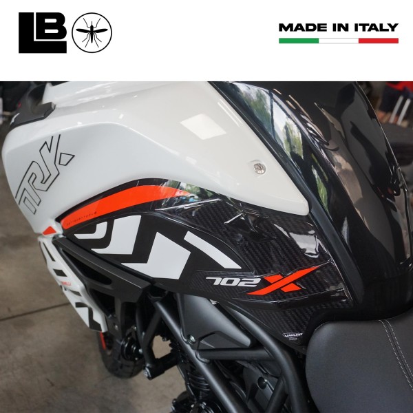Stickers 3D Protections latérales de réservoir de moto compatibles avec Benelli TRK 702X