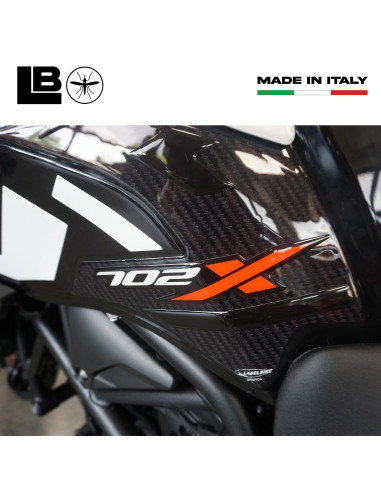 Pegatinas 3D Protectores laterales de depósito de moto compatibles con Benelli TRK 702X