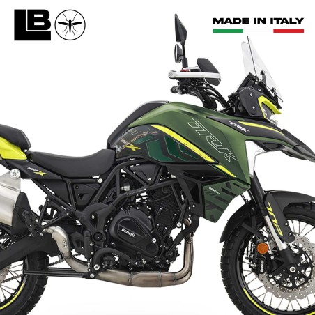 Aufkleber 3D Motorradtank Seitenschutz kompatibel mit Benelli TRK 702X