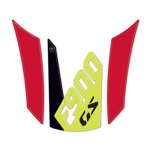 Stickers Gel Résine 3D Garde-boue central moto compatible avec BMW F900 GS 2024