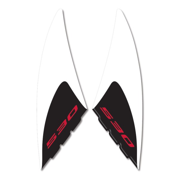 Kit 2 Pegatinas RESINA TMAX 530 3D GRAFFI PROTECTION YAMAHA 2012-2016