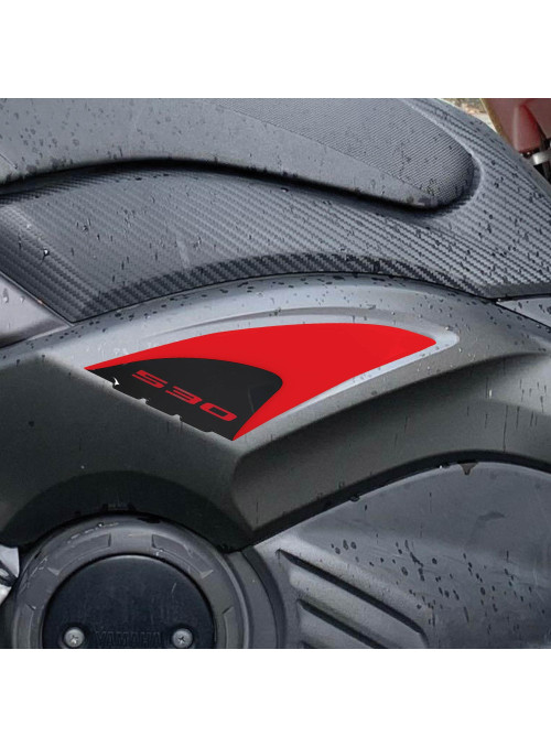 Κιτ 2 αυτοκόλλητα RESIN TMAX 530 3D PROTECTION GRAFFI YAMAHA 2012-2016
