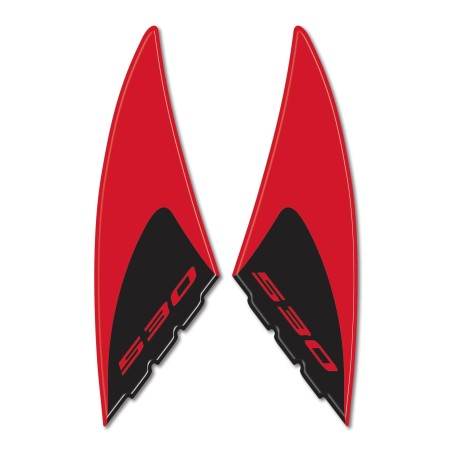 Κιτ 2 αυτοκόλλητα RESIN TMAX 530 3D PROTECTION GRAFFI YAMAHA 2012-2016